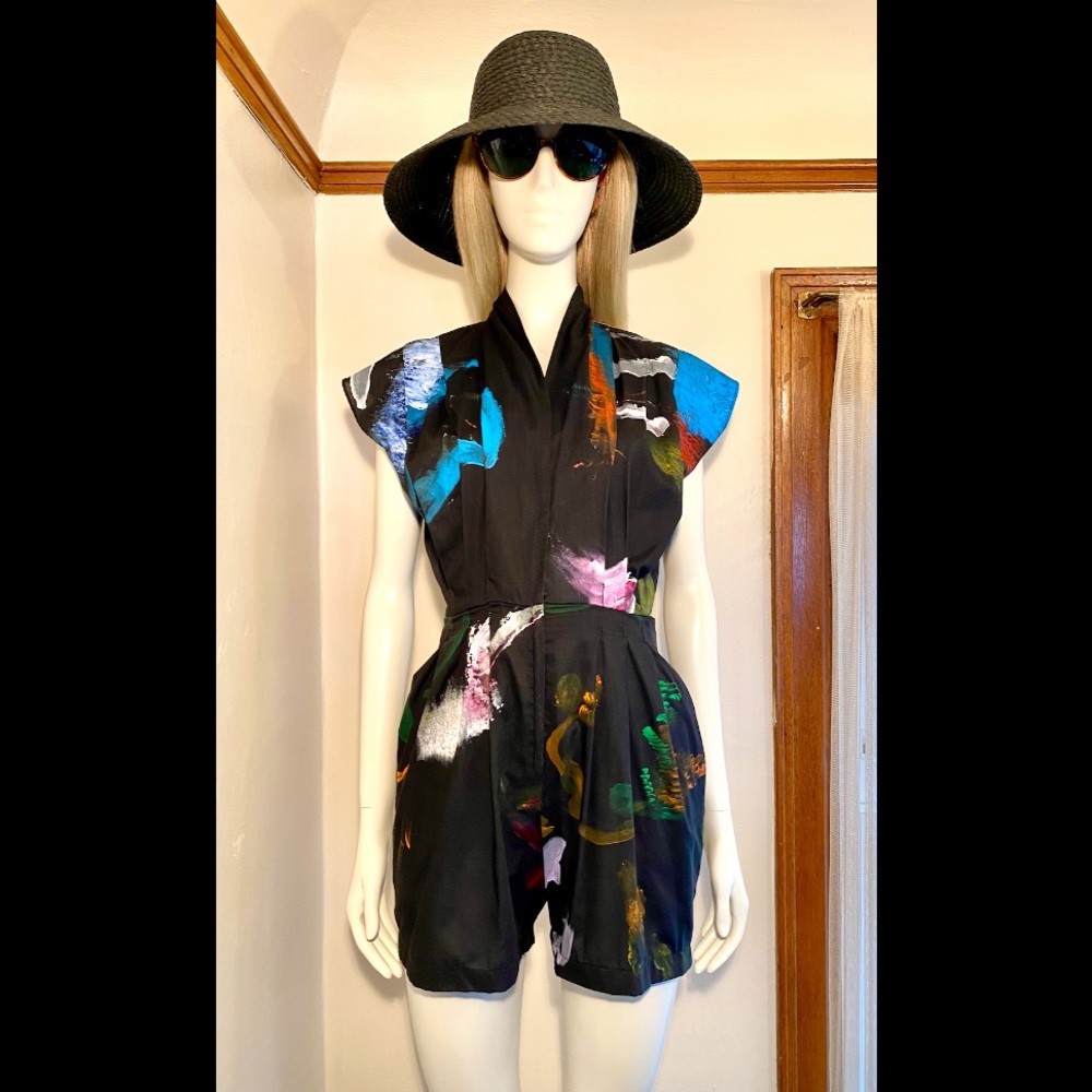 VINTAGE Painted Onesie - Sz Sm